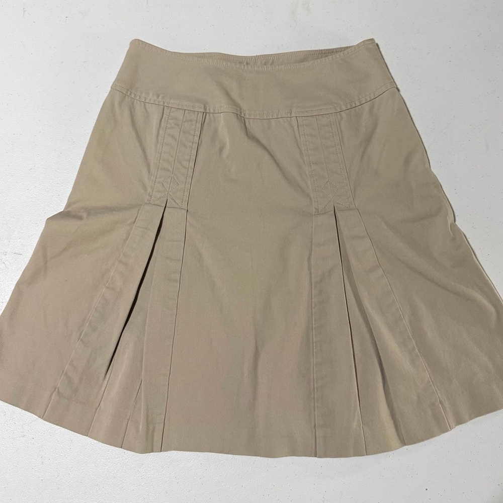 Classic Tan Women's Knee length Skirt